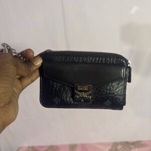 MCM Black Wallet Sleek Leather Design